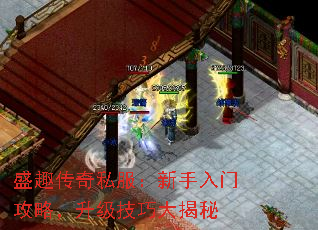 盛趣传奇私服:新手入门攻略,升级技巧大揭秘 盛趣传奇私服:新手入门攻略,升级技巧大揭秘