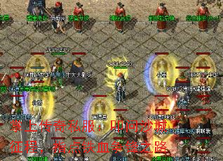 掌上传奇私服:叩问沙城征程,指点铁血争锋之路 掌上传奇私服:叩问沙城征程,指点铁血争锋之路