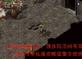 江湖秘籍传四方,独步玛法问苍穹——最强传奇私服攻略征集令现世 江湖秘籍传四方,独步玛法问苍穹——最强传奇私服攻略征集令现世