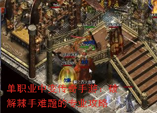 单职业中变传奇手游:破解棘手难题的专业攻略 单职业中变传奇手游:破解棘手难题的专业攻略