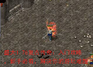 盛大1.76复古传奇:入门攻略,新手必看,解决你的游玩难题 盛大1.76复古传奇:入门攻略,新手必看,解决你的游玩难题