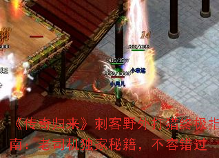 《传奇归来》刺客野外打猎终极指南:老司机独家秘籍,不容错过 《传奇归来》刺客野外打猎终极指南:老司机独家秘籍,不容错过