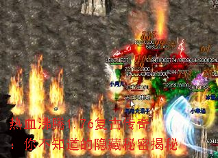 ��Ѫ����1.76���Ŵ��棺�㲻֪�����������ܽ���