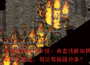 传奇私服合击外挂:合击技能如何最大化输出,有没有秘籍分享? 传奇私服合击外挂:合击技能如何最大化输出,有没有秘籍分享?