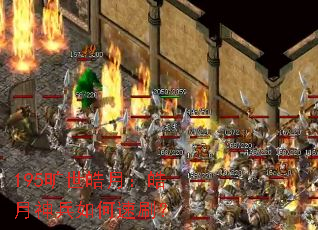 195旷世皓月:皓月神兵如何速刷? 195旷世皓月:皓月神兵如何速刷?