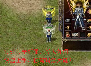 1.80传奇新服,新人如何快速上手,称霸玛法大陆? 1.80传奇新服,新人如何快速上手,称霸玛法大陆?