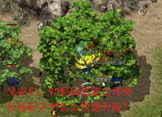 兄弟们,90后回忆复古传奇私服新手村怎么快速升级? 兄弟们,90后回忆复古传奇私服新手村怎么快速升级?