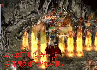 ACF单职业传奇:新手开局如何快速发展? ACF单职业传奇:新手开局如何快速发展?