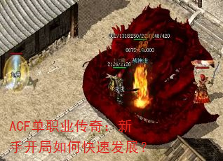 ACF单职业传奇:新手开局如何快速发展? ACF单职业传奇:新手开局如何快速发展?