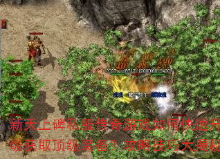 新天上碑私服传奇游戏如何快速升级获取顶级装备?攻略技巧大揭秘 新天上碑私服传奇游戏如何快速升级获取顶级装备?攻略技巧大揭秘