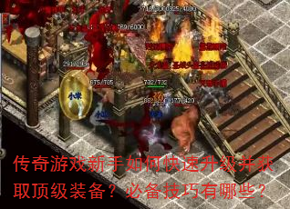 传奇游戏新手如何快速升级并获取顶级装备?必备技巧有哪些? 传奇游戏新手如何快速升级并获取顶级装备?必备技巧有哪些?