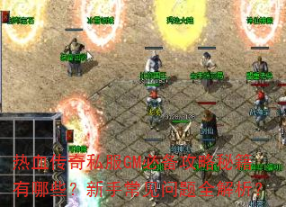 热血传奇私服GM必备攻略秘籍有哪些?新手常见问题全解析? 热血传奇私服GM必备攻略秘籍有哪些?新手常见问题全解析?