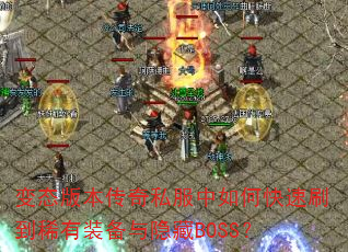 ��̬�汾����˽������ο���ˢ��ϡ��װ��������BOSS��