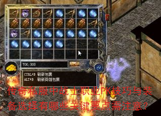 ����˽����սʿְҵPK������װ��ѡ������Щ�ؼ�Ҫ����ע�⣿