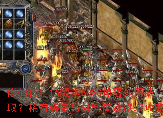 ���ɴ�1.16�汾BOSS������λ�ȡ��ϡ��װ������ϸ�Чˢȡ���Խ���