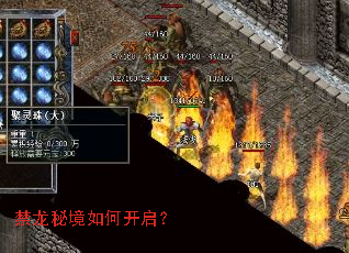 禁龙秘境如何开启? 禁龙秘境如何开启?