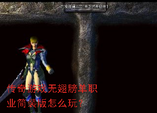 传奇游戏无翅膀单职业简装版怎么玩? 传奇游戏无翅膀单职业简装版怎么玩?