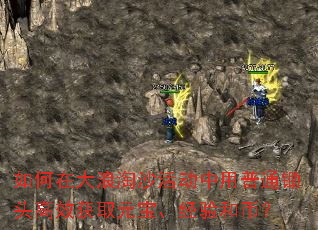 如何在大浪淘沙活动中用普通锄头高效获取元宝、经验和币? 如何在大浪淘沙活动中用普通锄头高效获取元宝、经验和币?