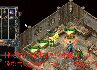 神龙降世如何快速提升战力?新手如何轻松击败强敌?独步天下攻略全解析 神龙降世如何快速提升战力?新手如何轻松击败强敌?独步天下攻略全解析