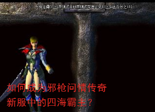 如何成为邪枪问情传奇新服中的四海霸主? 如何成为邪枪问情传奇新服中的四海霸主?