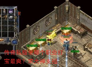 传奇私服里哪个职业打宝最爽?求大神支招 传奇私服里哪个职业打宝最爽?求大神支招