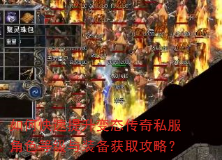 如何快速提升变态传奇私服角色等级与装备获取攻略? 如何快速提升变态传奇私服角色等级与装备获取攻略?