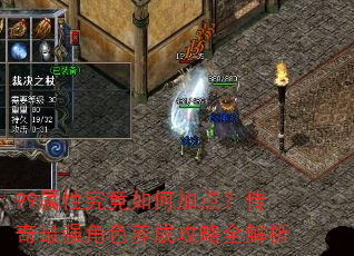 99属性究竟如何加点?传奇最强角色养成攻略全解析 99属性究竟如何加点?传奇最强角色养成攻略全解析